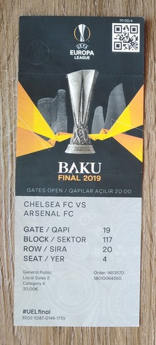 Biglietto uefa europa league - biglietto,