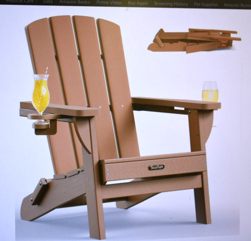 Sedia adirondack pieghevole - sedia,