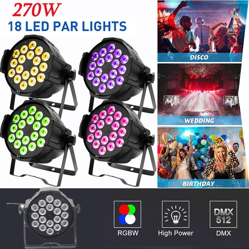 270w 18led par - par, palco