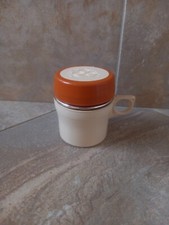 Tazza tazzina vintage Termos Thermos Plastica Vetro Rosalin standard h 7,7 cm