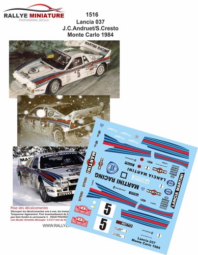 Decals ref 1516 lancia - decals,