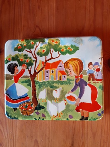 Scatola latta vintage - scatola,