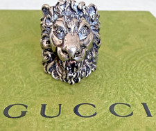 Gucci anello testa leone in - anello,