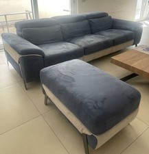 Divano in alcantara, 3 posti