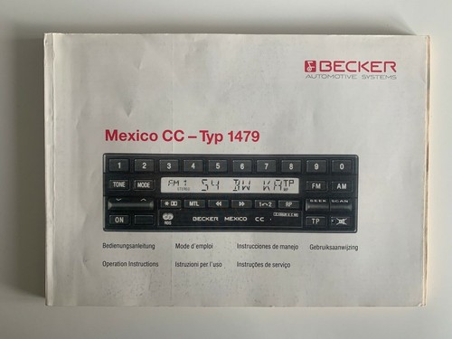 Manuale istruzioni becker - di,