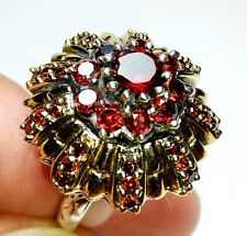 grande ANELLO  STILE ANTICO   in argento 925  e pietre preziose -  gioiello