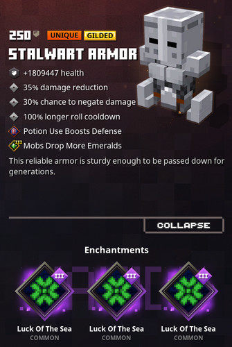 Minecraft dungeons x3 luck - dungeons, ~