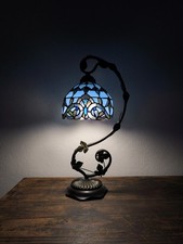 Lampada stile tiffany - tiffany, blu