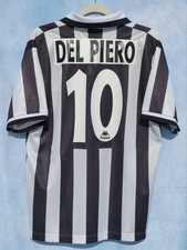 MAGLIA SHIRT KAPPA JUVENTUS 1995 1996 1997 DEL PIERO 10 HOME ORIGINAL VINTAGE 