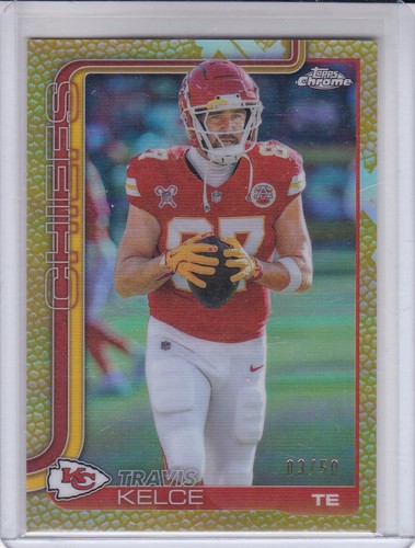 Travis kelce 2025 topps cromo - kelce,