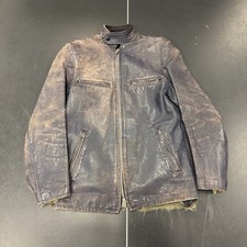 Giacca pelle moto vintage anni