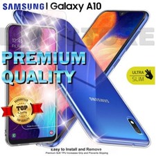CUSTODIA per SAMSUNG Galaxy A10 Cover TPU + Pellicola VETRO Temperato Protezione