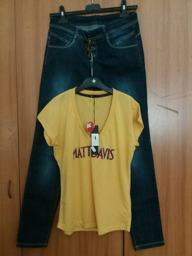 Lotto donna ragazza jeans - donna/ragazza, blu