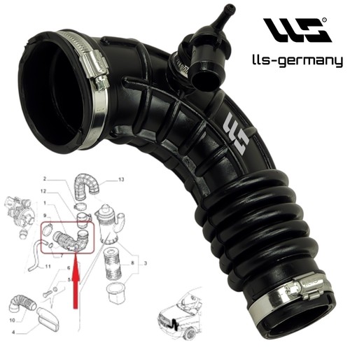 Tubo aria per fiat doblo - d'aria,