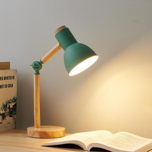 Lampada tavolo led legno - led,