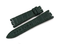 Strap Band Alligator Veritable Dark Green Adatto Audemars Piguet 21/16mm Nuovo