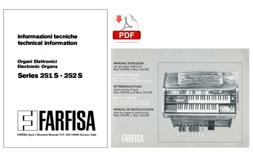 Farfisa 251 252 service - rs,