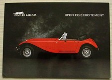Brochure vendita PANTHER KALLISTA AUTO SPORTIVE 1986 iniezione 1.6, 2.8 e 2.8