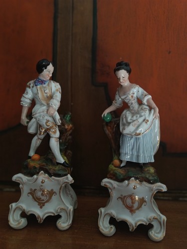 Coppia statuette in - statuette,
