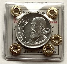 500 LIRE ARGENTO 1990 “VECELLIO” NC PERIZIATA FDC NORIS PAOLO!