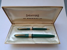 STILOGRAFICA & PORTAMINA SHEAFFER TRIUMPH SNORKEL 1950 VINTAGE FOUNTAIN PEN SET
