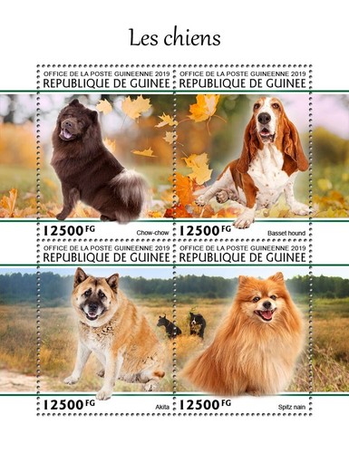 Francobolli dogs chow - dogs,