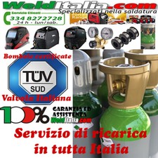 BOMBOLA ARGON 5-7-10-14-27-50 LT. PURO 99,9%  PIENA ANCHE CON RIDUTTORE