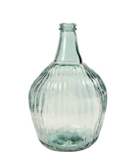 BOTTIGLIA FIORI VASO VETRO