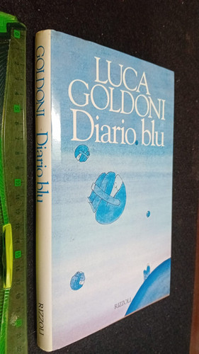 Libro diario blu - libro;,