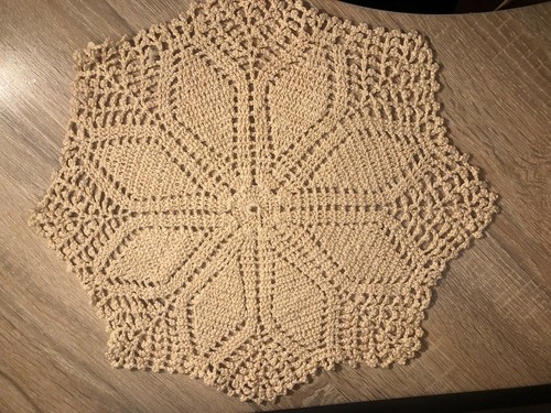 Vintage crochet oval centre - vintage,