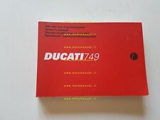 DUCATI 749 2002-03 manuale uso