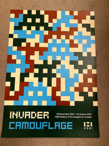 Poster invader camourflage - poster, 2