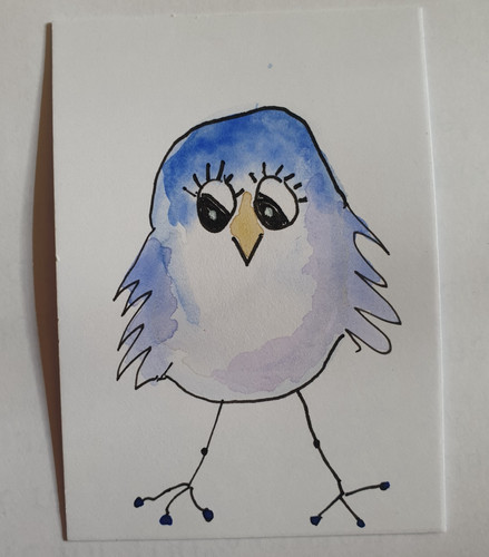Artist trading card aceo - artist,