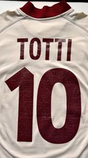 TOTTI AS ROMA Maglia Match Worn Serie A Scudetto 2001/2002 KAPPA Jersey Camiseta
