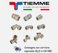 RACCORDI A STRINGERE TIEMME MULTISTRATO TEE GOMITO RACCORDO DOPPIO 16 20 26 32