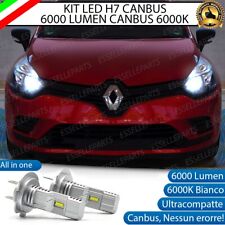 KIT FULL LED PER RENAULT CLIO MK4 LAMPADE LED H7 6000K ANABBAGLIANTI