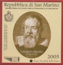 San Marino 2 euro 2005 Galileo