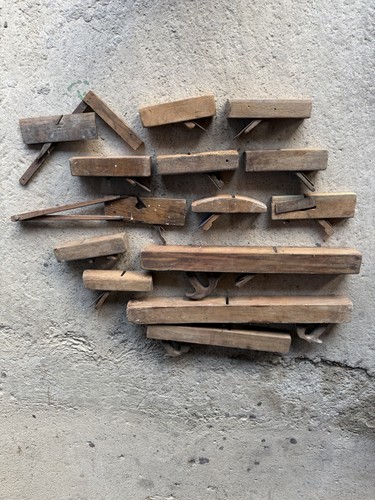 Lotto pialle legno - pialle, antiche