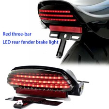 Fanale freno posteriore a LED parafango moto per Harley Davidson Dyna Fat Bob FXDF 06+
