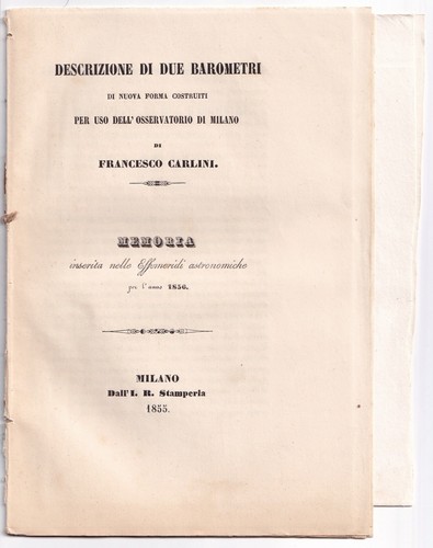 1855 milano osservatorio - 1855,
