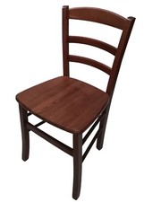Sedia legno noce casa pizzeria