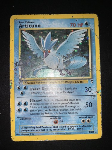 Pokémon card articuno - card,