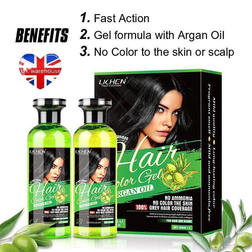 Gel colorante capelli licheni - gel,