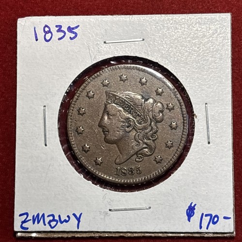 1835 corona grande - , centesimo