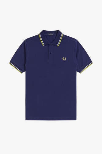 Fred perry polo m3600 blu - perry,