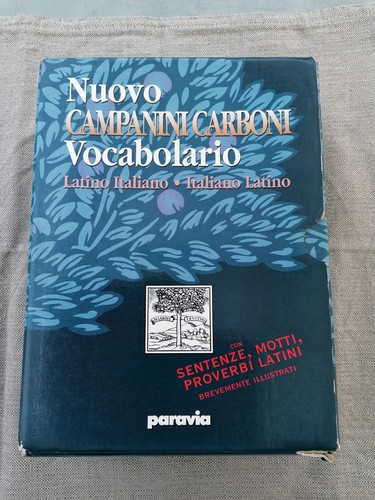 Vocabolario latino italiano - vocabolario, latino-italiano