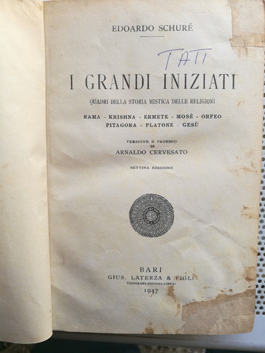 Esoterismo grandi iniziati - esoterismo,