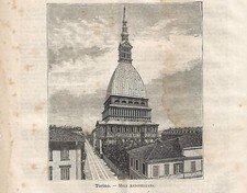 Stampa antica TORINO MOLE
