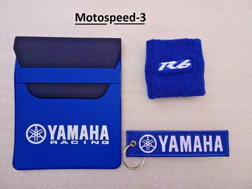 Porta documenti yamaha blu - documenti,