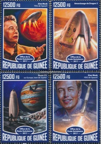Guinea 12496 12499 - guinea, mnh